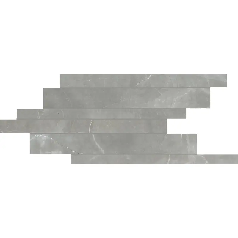 TIMELESS MODULO LISTELLO SFALSATO AMANI GREY NATURALE 21X40 Populair