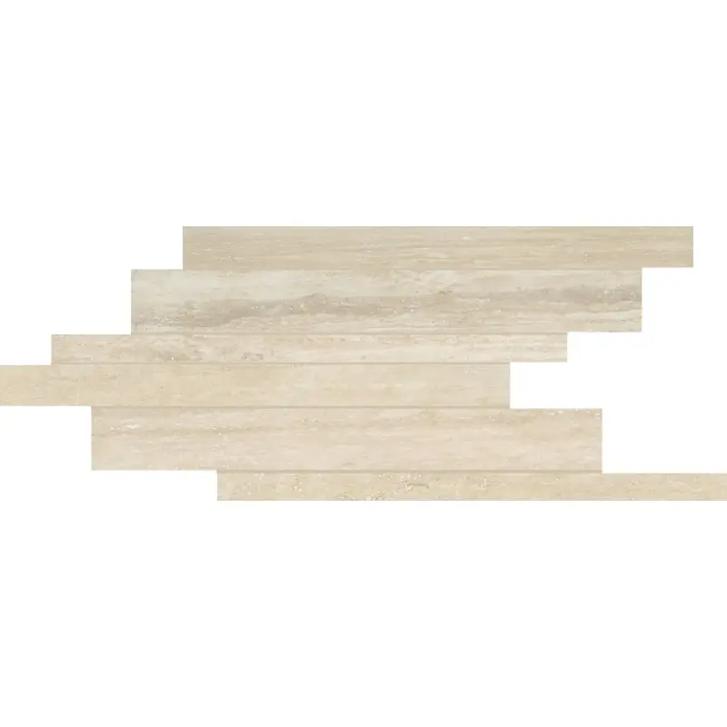 TIMELESS MODULO LISTELLO SFALSATO TRAVERTINO NATURALE 21X40 Direct Verzonden