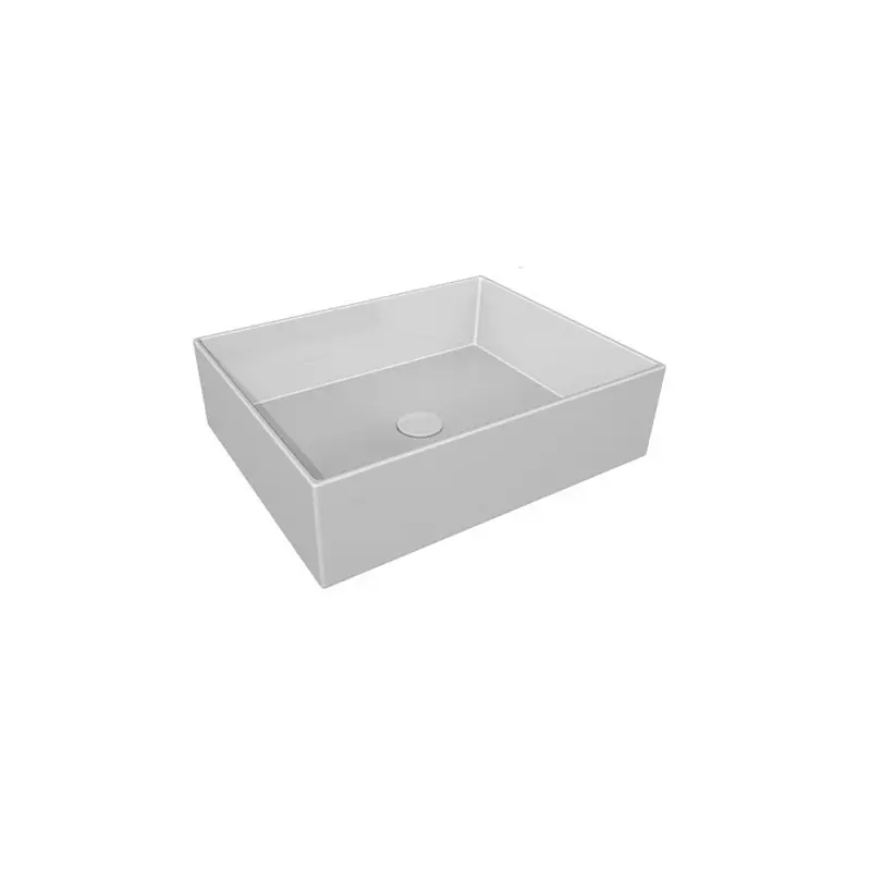 ZENITH Lavabo Bordo Fino Cm50 Bianco Lucido Weekendaanbieding