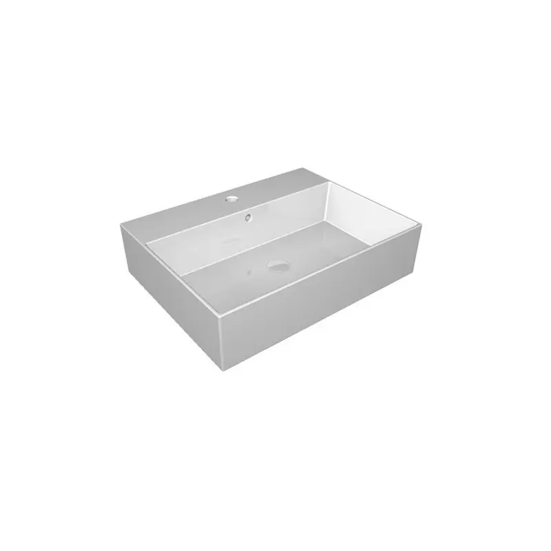 ZENITH Lavabo Zenith Cm 50 Monoforo Bianco Lucido Speciale Aanbieding