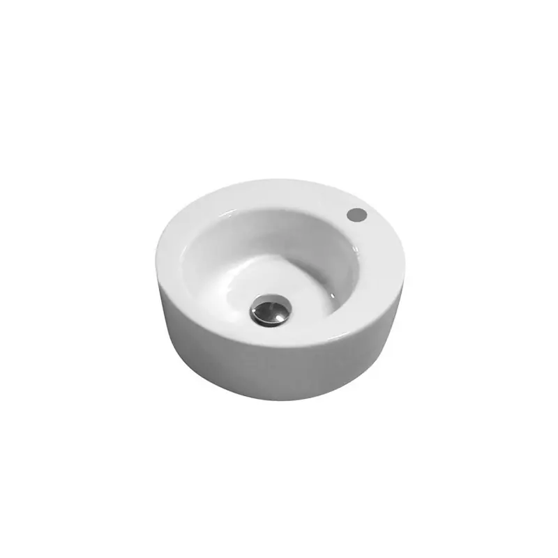 Ring Lavabo Appoggio Cm. 37 Bianco Uitverkoop