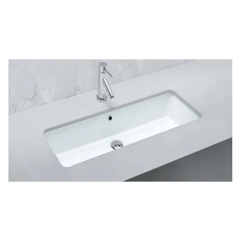 LAVABO SOTTOPIANO 90X33 BIANCO LUCIDO Hete Deal