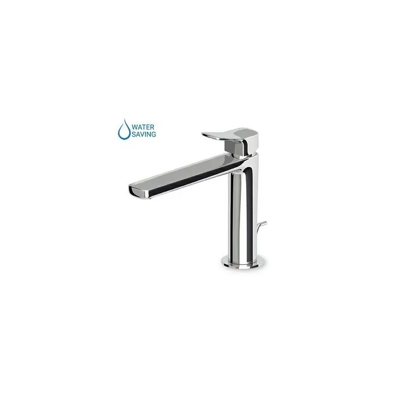 BRIM MISCELATORE LAVABO BOCCA PROLUNGATA C/SCARICO CROMO Direct Beschikbaar