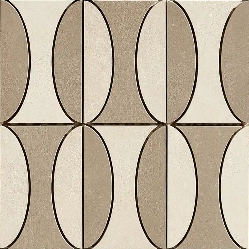 Goedkoop INDUSTRIAL DECORO B TAUPE/IVORY SOFT 30X30