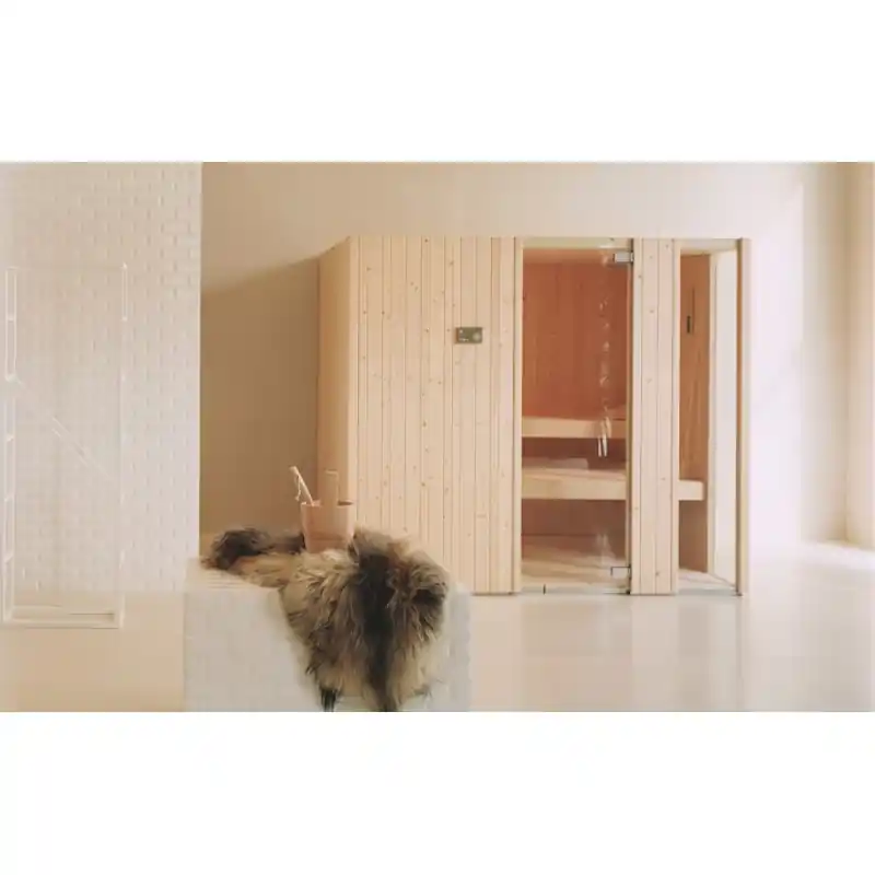 AUKI 40 SAUNA DIMENSIONE 189X126X201IN ABETE Populair