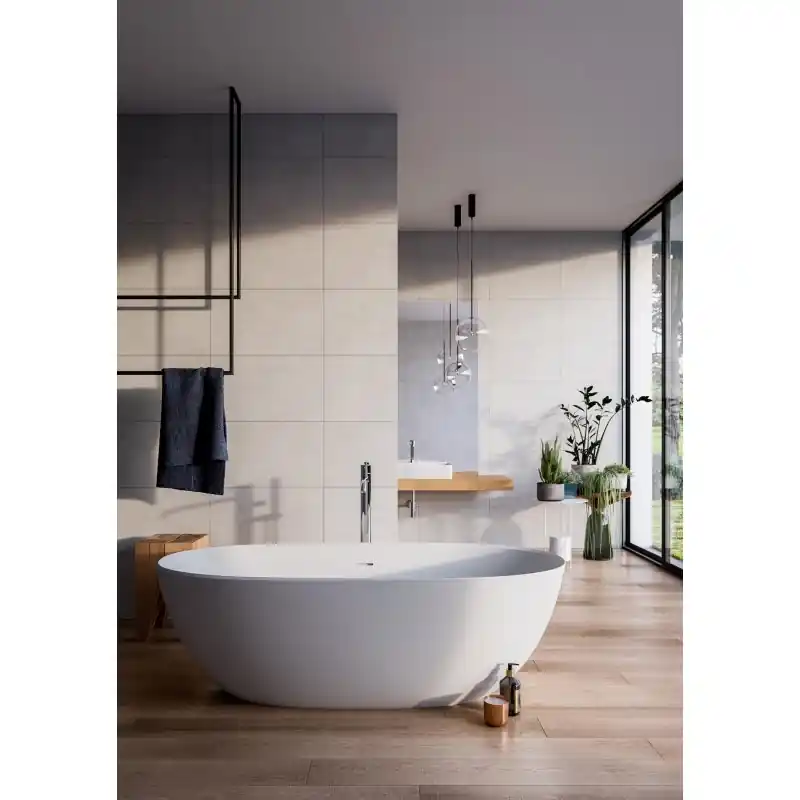 Alleen Vandaag BLOOM VASCA FREESTANDING BIANCO OPACO IN HARDLITE