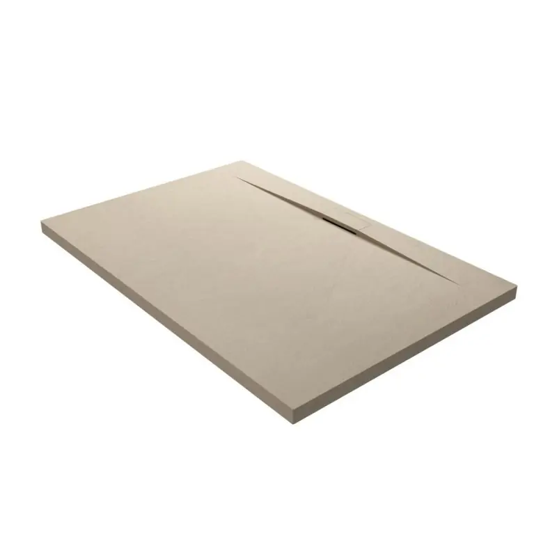 Lage Kosten DUAL PIATTO DOCCIA IN TECNOGEL BURRO