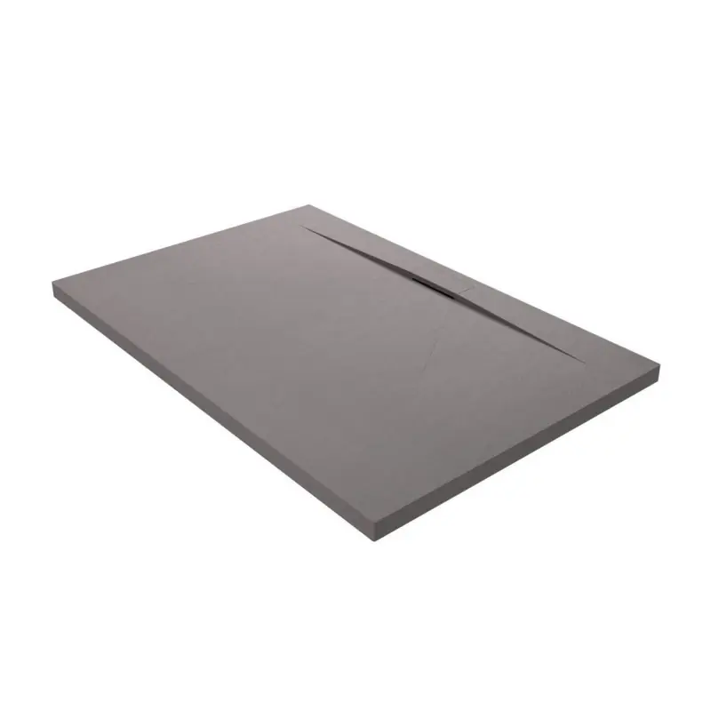 Superprijs DUAL PIATTO DOCCIA IN TECNOGEL CEMENTO