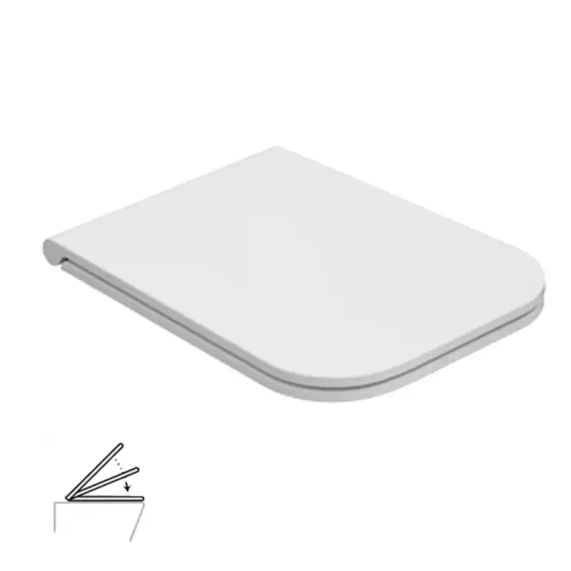 Rechtstreeks Van De Fabrikant STONE COPRIVASO RIMOVIBILE C/CHIUSURA SOFTCLOSE PER VASO SOSPESO DA 45 CM