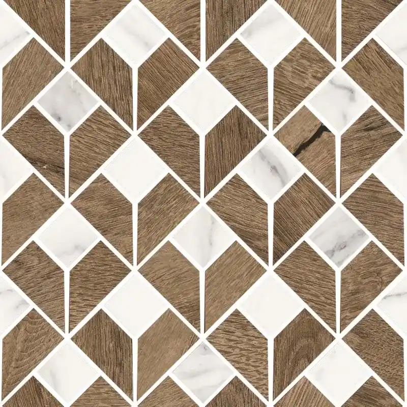 TIMEWOOD FLIP BROWN 29X29 MOSAICO Fabrieksprijs