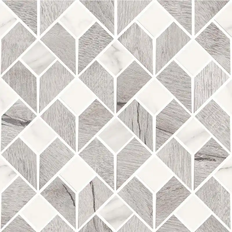 Premium TIMEWOOD FLIP GREY 29X29 MOSAICO