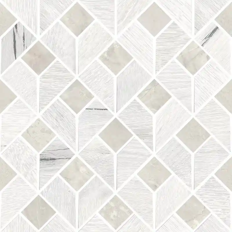 Premium TIMEWOOD FLIP WHITE 29X29 MOSAICO