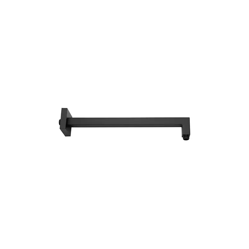 Exclusieve Aanbieding BRACCIO DOCCIA QUADRATO L. 40 CM NERO OPACO