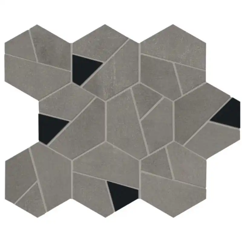 Koopje BOOST SMOKE MOSAICO HEX BLACK 25X28.5