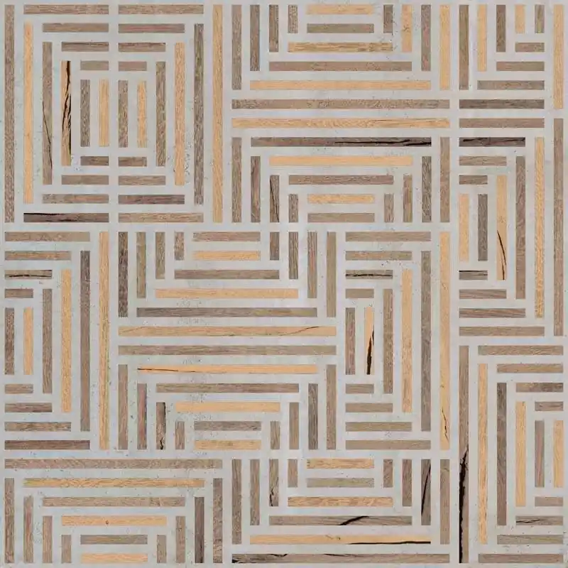 Actieprijs FORM MAZE NATURAL 90X90 RETTIFICATO 10MM