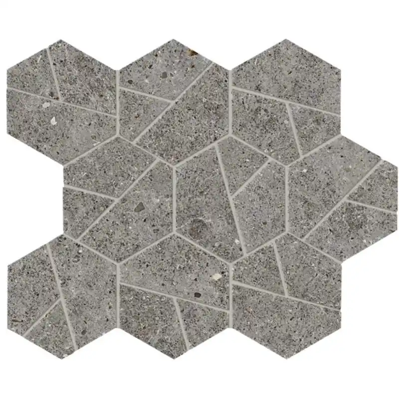BOOST STONE SMOKE MOSAICO HEX 25X28.5 Bestel Nu
