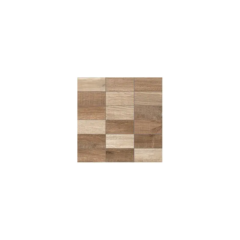 Merkproduct NORTH WIND MOSAICO STRIPE MIX BROWN/OAK 30X30