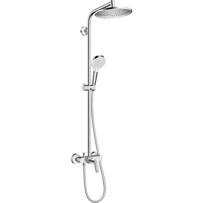 Koopje CROMETTA S SHOWERPIPE 240 1JET CON MISCELATORE MONOCOMANDO CROMO