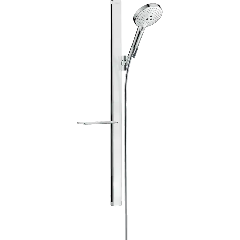 RAINDANCE SELECT S SET DOCCIA 120 3JET CON ASTA DOCCIA 90 CM E PORTASAPONE BIANCO/CROMO Laatste Versie
