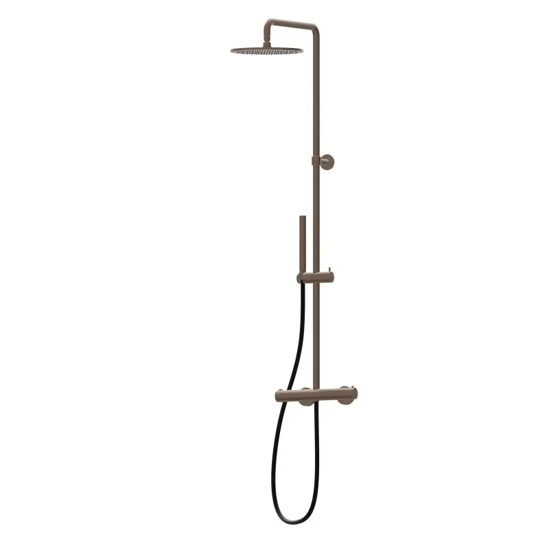 Superprijs LINFA II COLONNA DOCCIA CORPO FREDDO CON MISCELATORE TERMOSTATICO COPPER SATIN