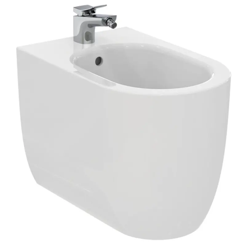 Alleen Vandaag BLEND CURVE BIDET A TERRA FILO PARETE BIANCO OPACO