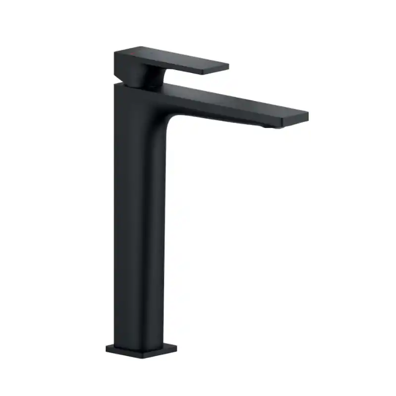 SEVEN MISCELATORE LAVABO ALTO C/SCARICO CLIC CLAC RISPARMIO ENERGETICO NERO OPACO Alleen Vandaag