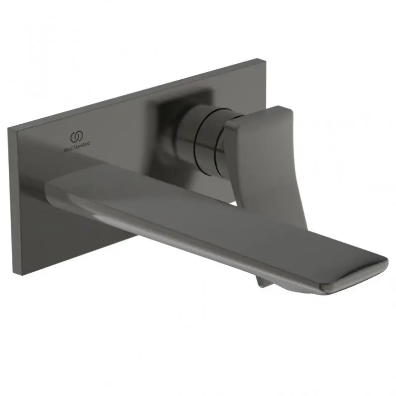 CONCA MISCELATORE LAVABO MONOCOMANDO A PARETE 180MM MAGNETIC GREY Betrouwbaar