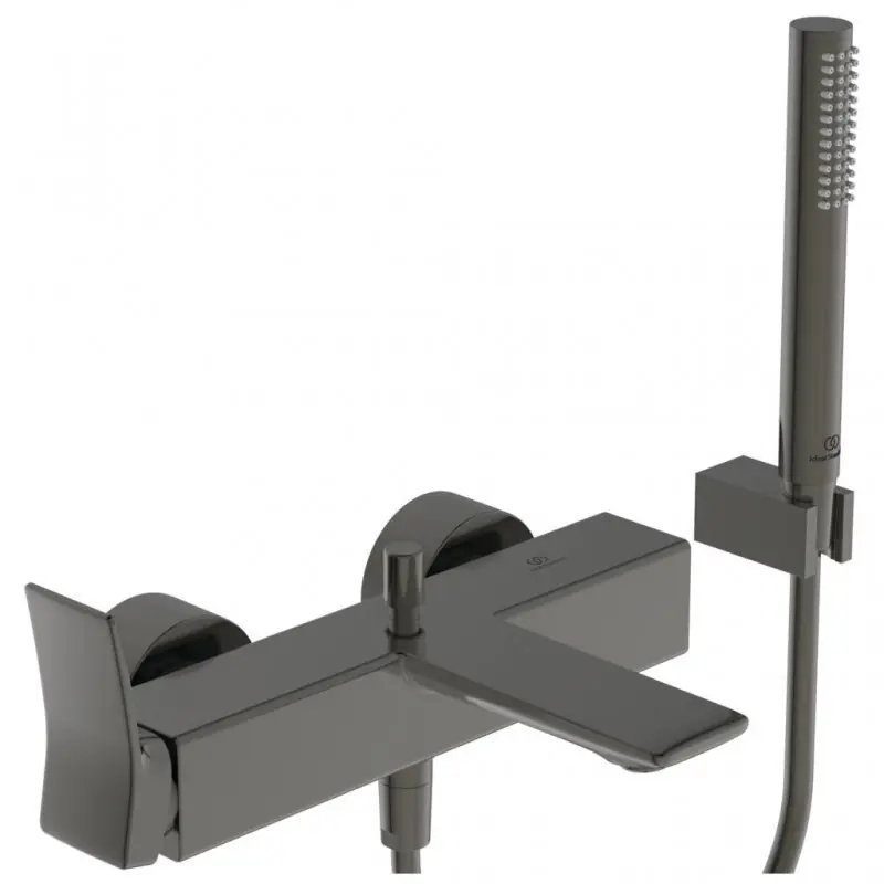 CONCA MISCELATORE MONOCOMANDO ESTERNO VASCA/DOCCIA MAGNETIC GREY Uitverkoop