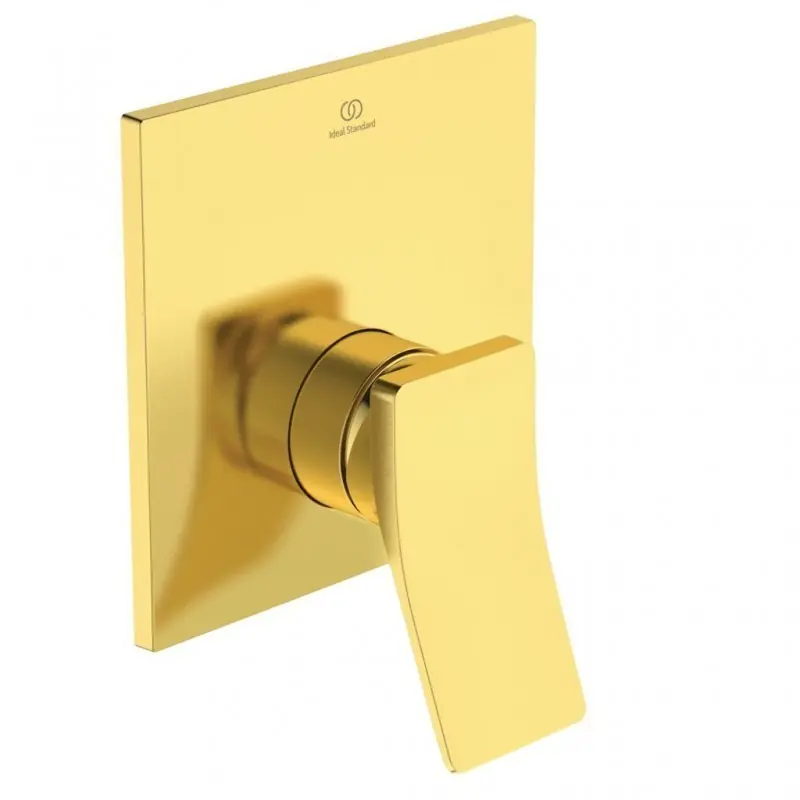 CONCA MISCELATORE MONOCOMANDO AD INCASSO PER DOCCIA BRUSHED GOLD Bestel Nu