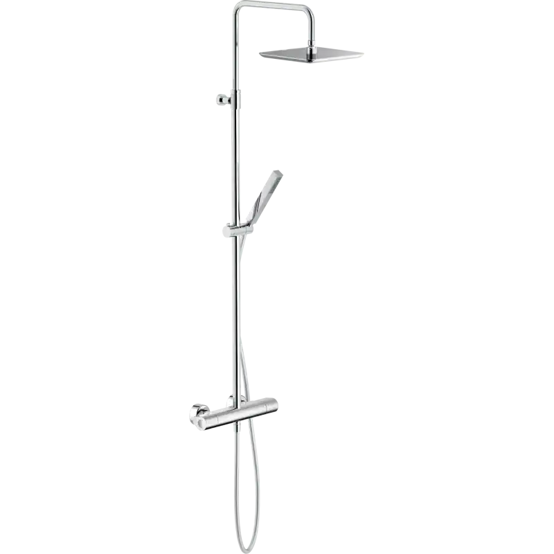 copy of SEVEN COLONNA DOCCIA CON MISCELATORE TERMOSTATICO ESTERNO E RAMPA TELESCOPICA Snelle Levering