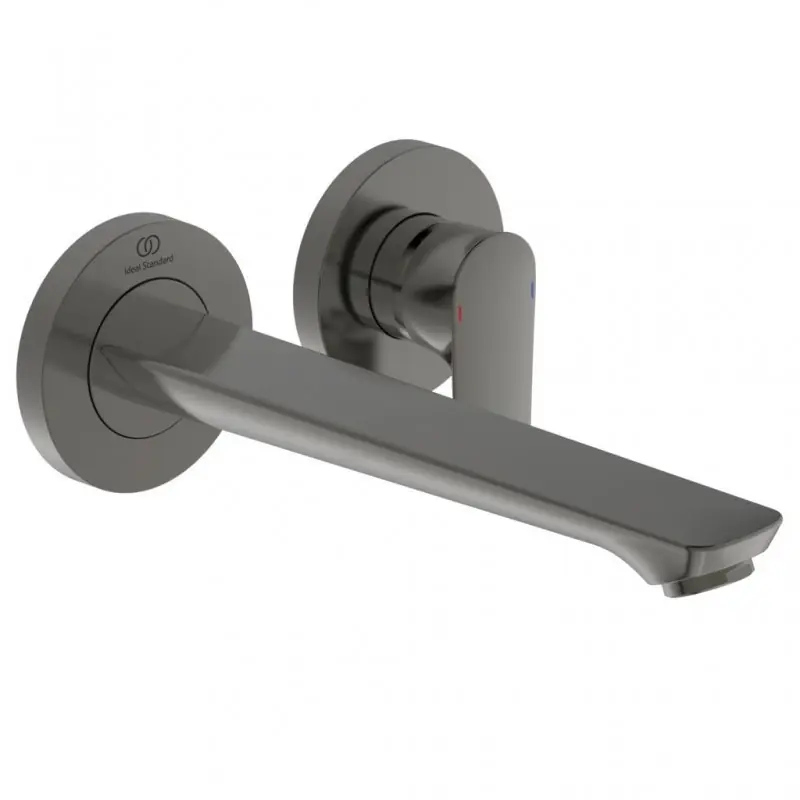 Nu Kopen CONNECT AIR MISCELATORE LAVABO A PARETE BOCCA DI EROGAZIONE DA 225MM MAGNETIC GREY