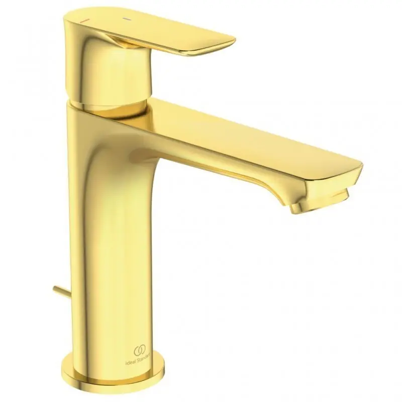 Uitverkoop CONNECT AIR MISCELATORE GRANDE LAVABO C/BLUESTART BRUSHED GOLD