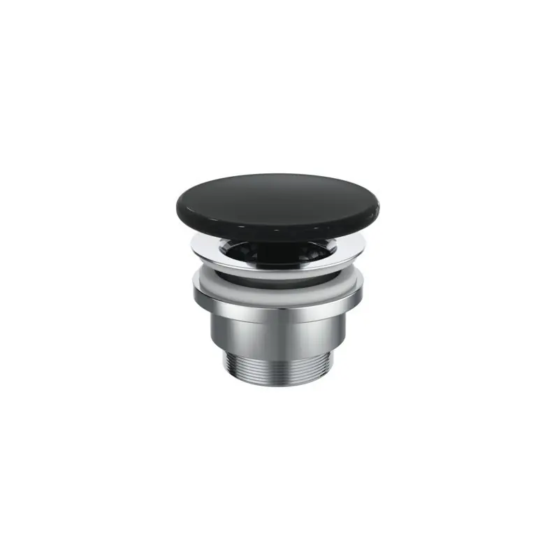 Laatste Kans IPALYSS PILETTA A SCARICO LIBERO C/COVER IN CERAMICA NERO OPACO