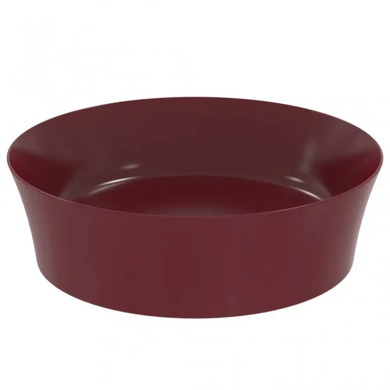 Snelle Levering IPALYSS LAVABO ULTRASOTTILE TONDO 400X400 MM DA APPOGGIO MELOGRANO