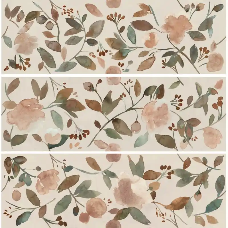 Aanbieding NOW DECORO WATERFLOWER AVORIO 25X76