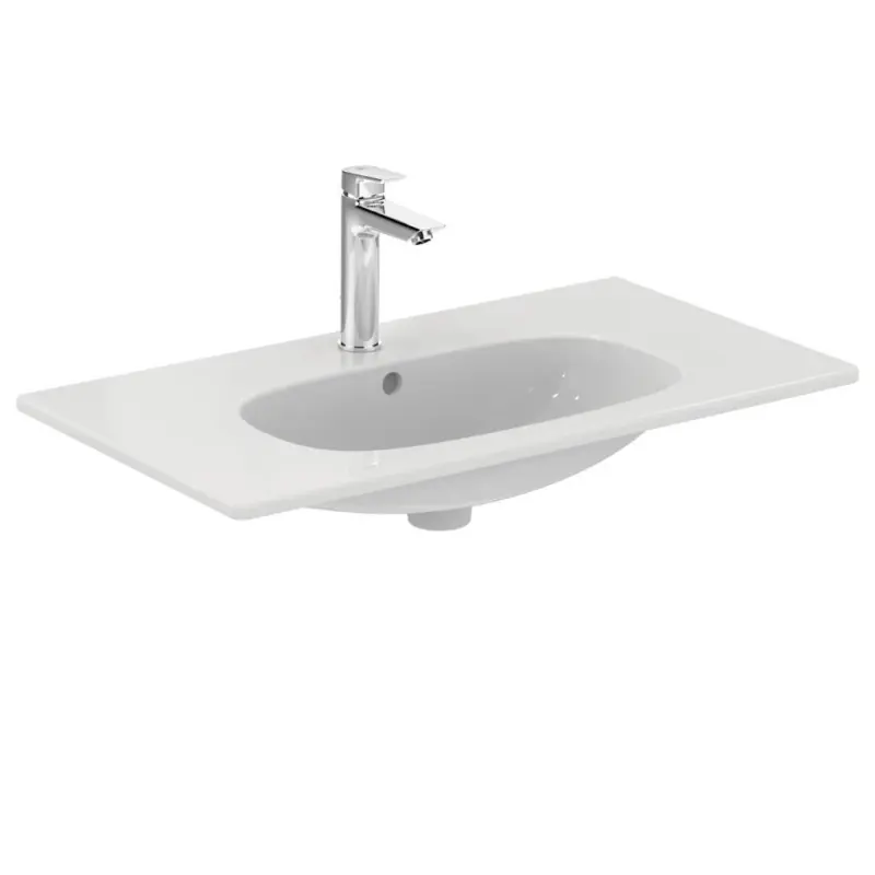 TESI LAVABO TOP 800MM BIANCO SETA Aanbieding