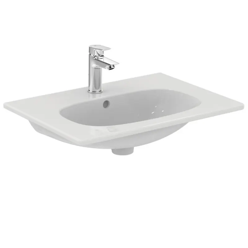 TESI LAVABO TOP 600 MM BIANCO SETA Uitverkoop
