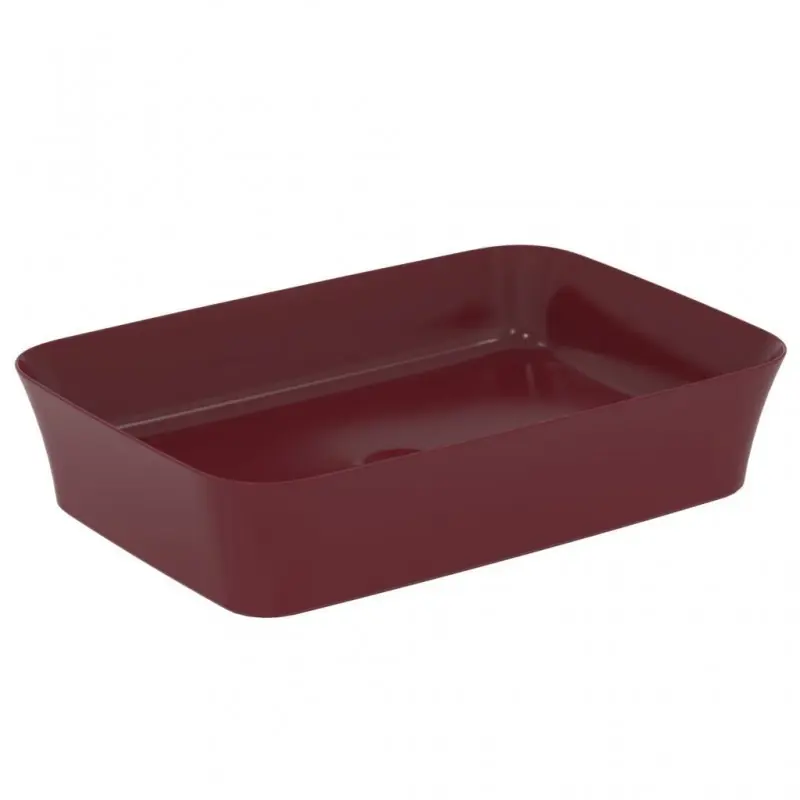 Populair IPALYSS LAVABO ULTRASOTTILE RETTANGOLARE 550X380 MM DA APPOGGIO MELOLGRANO
