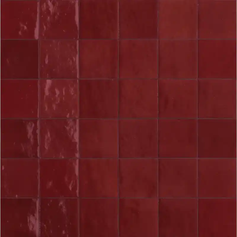 Seizoensaanbieding MELANGE BORDEAUX GLOSSY 10X10