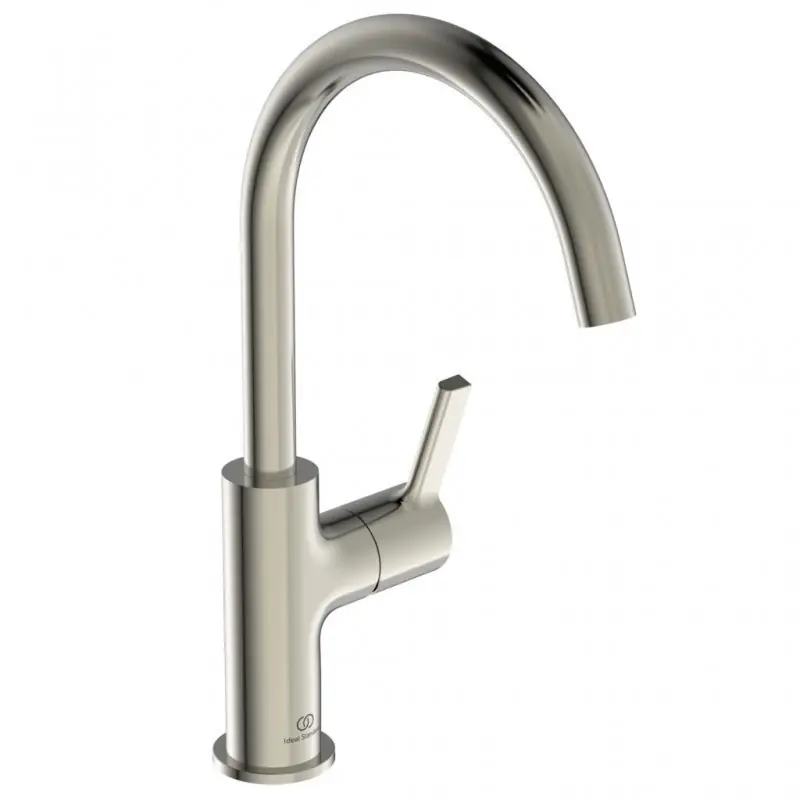 Nu Kopen JOY LAVABO MISCELATORE MONOCOMANDO A BOCCA ALTA S/SCARICO SILVER STORM