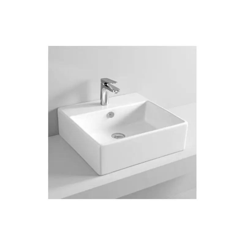 QUADRO LAVABO SOSPESO APPOGGIO 50X48 BIANCO Tijdelijk Beschikbaar