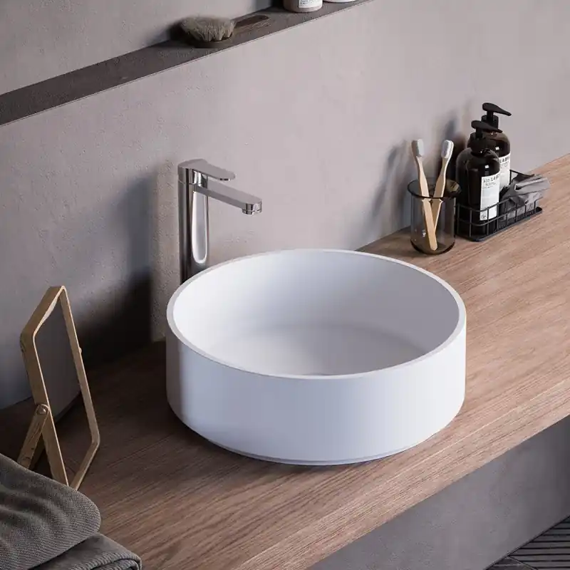 Uitverkoop LAVABO APPOGGIO TONDO TONDO Ø40 BIANCO OPACO