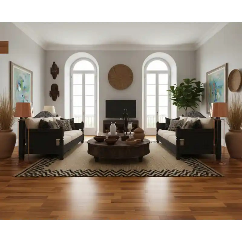 Afromosia Massiccio 60x250 Mm Sp10mm Gratis Retour