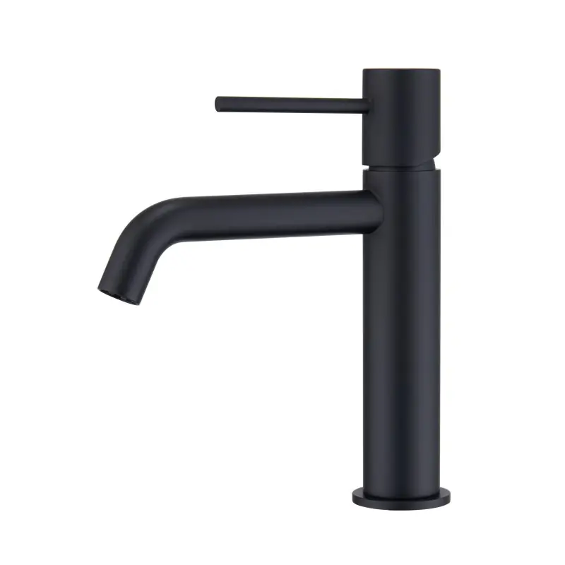 Direct Beschikbaar MONZA MONOMANDO LAVABO NEGRO MATE
