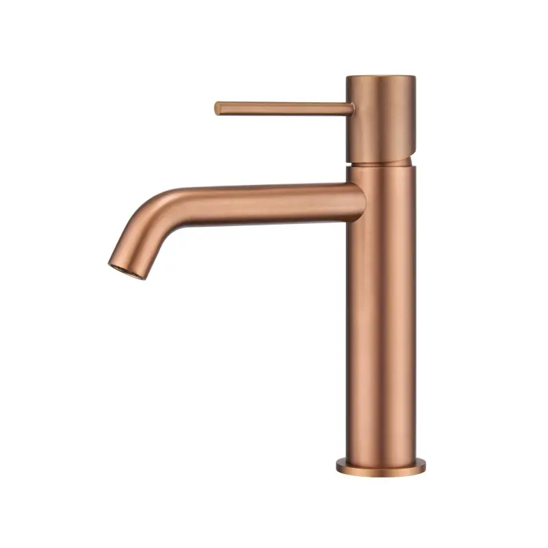 Bestel Nu MONZA MONOMANDO LAVABO ORO ROSA SPAZZOLATO