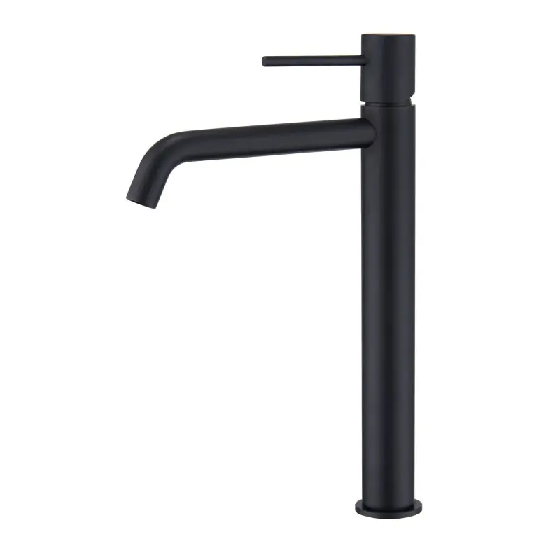 Seizoensaanbieding MONZA MONOMANDO LAVABO ALTO NEGRO MATE