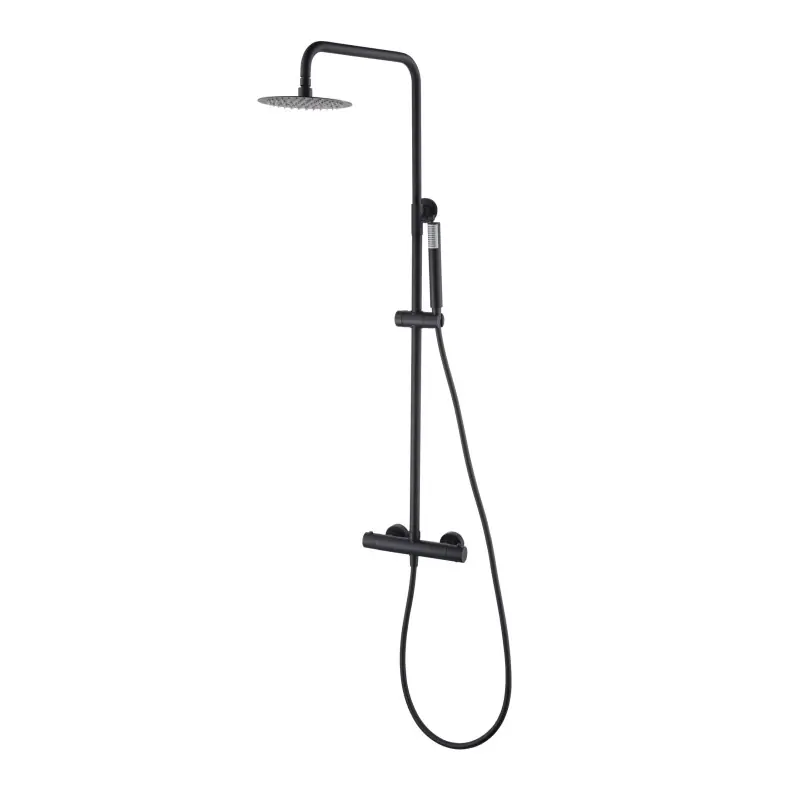 MONZA COLONNA DOCCIA TERMOSTATICA NEGRO MATE Speciale Aanbieding