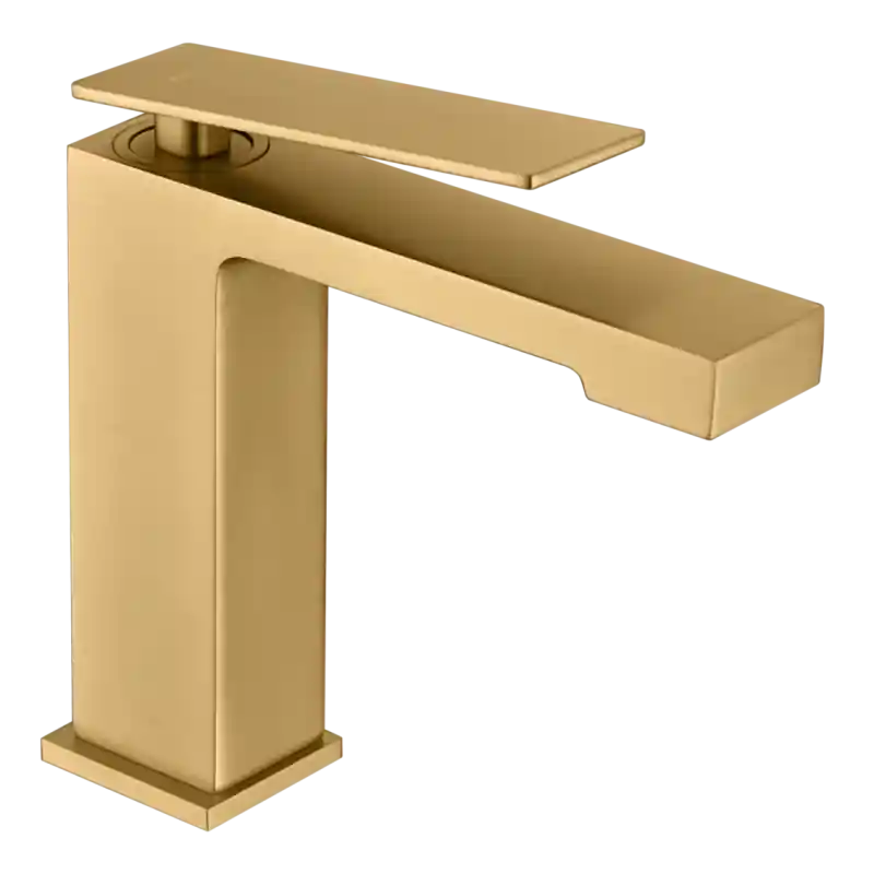 PISA MONOCOMANDO LAVABO SENZA SCARICO ORO SPAZZOLATO Goedkoop