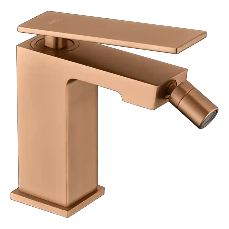 PISA MISCELATORE BIDET MONOCOMANDO SENZA SCARICO ORO ROSA SPAZZOLATO Meest Verkocht