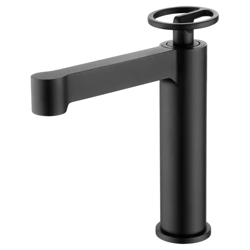 OLIMPO MISCELATORE LAVABO SENZA SCARICO NERO MATE Betrouwbaar